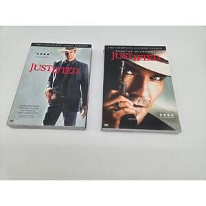 Justified TV Show Seasons 1 & 2 Complete Series DVD Lot Pre-Owned